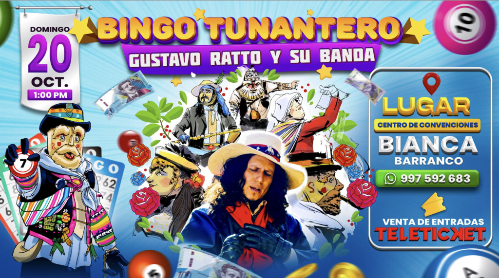 Bingo Tunantero de Gustavo Ratto